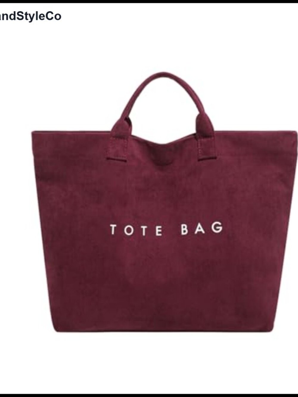 Suede Tote Bag Letter Print Hobo Handbag Lightweight Spacious Shoulder Purse